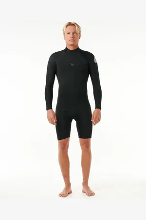 Rip Curl Shorty Dawn Patrol 2/2 à manches longues Zip Dos
