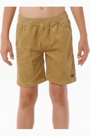 Rip Curl Short enfant à taille élastique en Velours Surf Cord