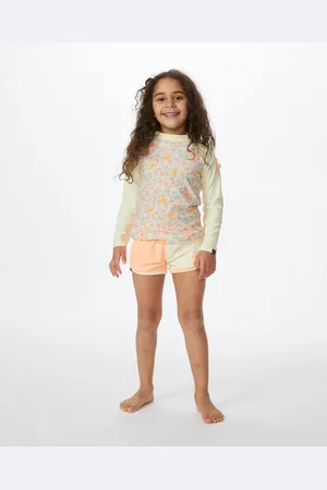 Rip Curl T-shirt Anti-UV fille à manches longues Crystal