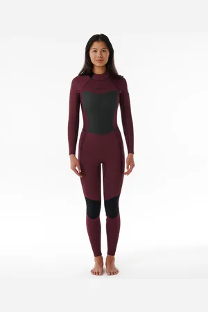 Rip Curl Combinaison femme Dawn Patrol 4/3 Zip dos imprimée