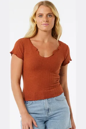Rip Curl Haut texturé à manches courtes Soleil