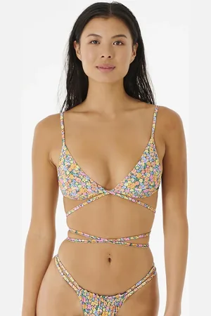 Rip Curl Haut de Maillot de bain Triangle Afterglow Floral Wrap