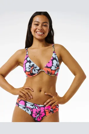 Rip Curl Haut de Maillot de bain balconnet Bonnet D Hibiscus Heat