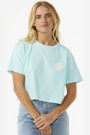 Rip Curl T-Shirt à manches courtes Wettie Icon Crop