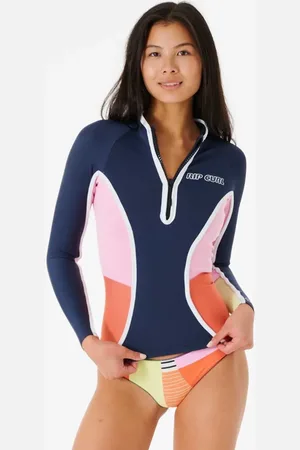 Rip Curl Veste de surf G Bomb manches longues zip devant