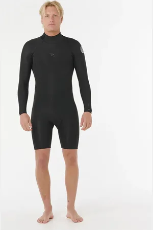 Rip Curl Combinaison Shorty Dawn Patrol 2/2 à Manches Longues Zip Dos