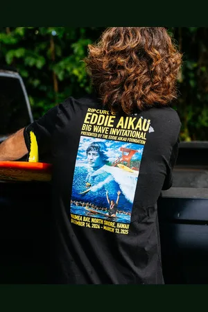Rip Curl T-shirt Poster Eddie Would Go
