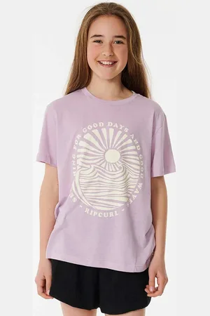 Rip Curl T-shirt manches courtes Fille Good Waves Standard