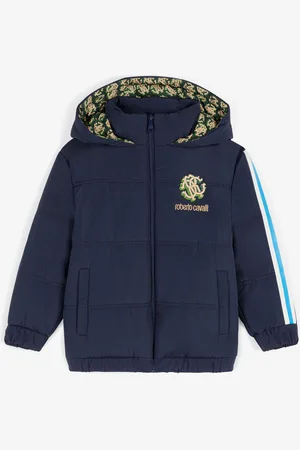 Roberto Cavalli Doudoune À Broderie Rc Monogram Et Logo - Male Prêt-à-porter 06a