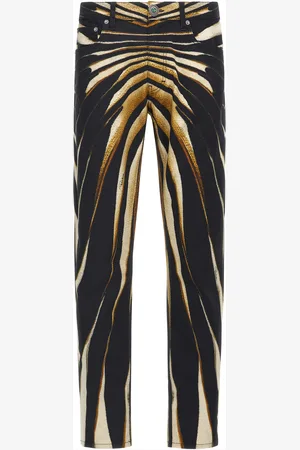 Roberto Cavalli Jeans Slim Fit Avec Impression Ray Of Gold - Male Pantalons Et Shorts 46