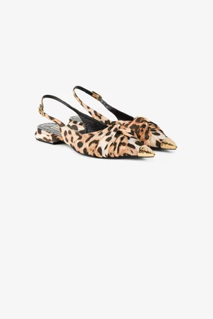Roberto Cavalli Le Pettegole Slingback With Jaguar Skin Print - Female Chaussures 39