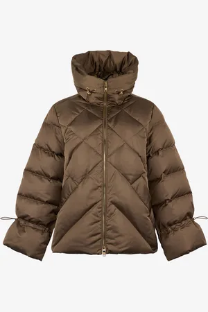 Roberto Cavalli Veste Matelassée Marron - Female Manteaux Et Vestes S