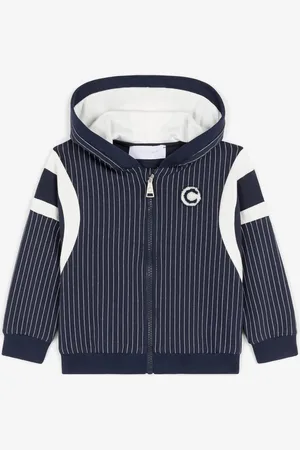 Roberto Cavalli Sweat À Capuche À Rayures Et Appliqué Logo C - Male Sweats 18m
