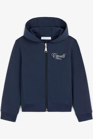 Roberto Cavalli Sweat À Capuche À Logo Brodé - Male Sweats 12m
