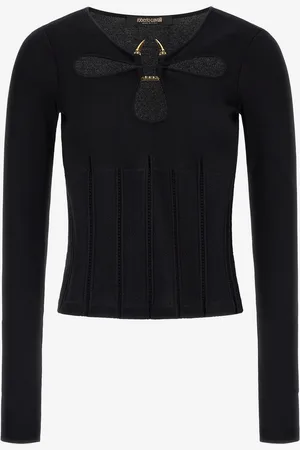Roberto Cavalli Top Avec Détail Fang - Female Tricots M