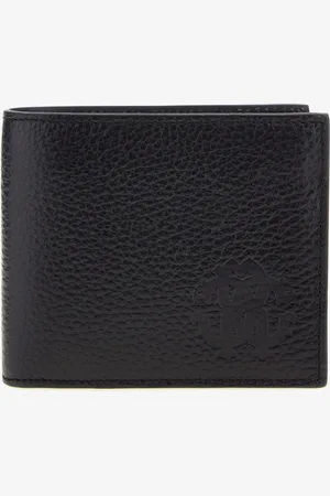 Roberto Cavalli Portefeuille À Deux Volets - Male Petits Articles En Cuir Unica