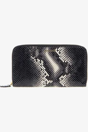 Roberto Cavalli Portefeuille En Cuir Embossé À Logo - Female Petits Articles En Cuir Unica