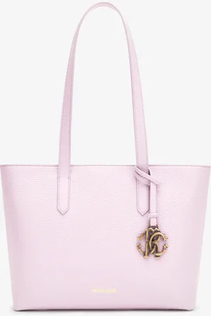 Roberto Cavalli Sac Shopping En Cuir Avec Breloque Rc - Female Sacs Cabas Unica
