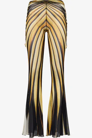 Roberto Cavalli Pantalon Imprimé Ray Of Gold - Female Pantalons Et Shorts Xs