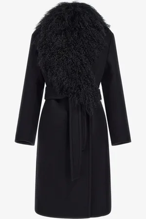 Roberto Cavalli Manteau Avec Col En Fourrure - Female Prêt-à-porter 38