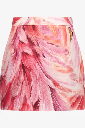 Roberto Cavalli Mini-jupe Avec Imprimé Plumange - Female Jupes 38