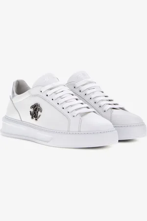 Roberto Cavalli Sneakers With Monogram Rc - Male Baskets 43
