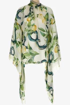 Roberto Cavalli Lemon Print Shirt - Female Blouses Et Tops 40