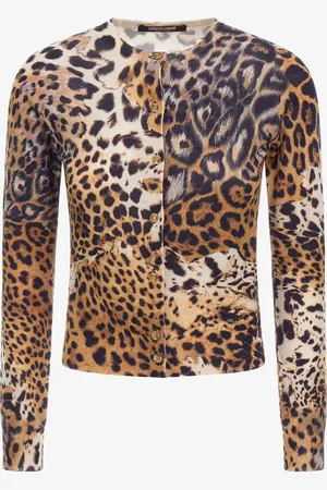 Roberto Cavalli Cardigan À Imprimé Malachite - Female Tricots Xs