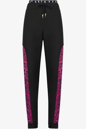Roberto Cavalli Pantalon De Survêtement À Contrastes Et Imprimé Murena - Female Pantalons Et Shorts Xs