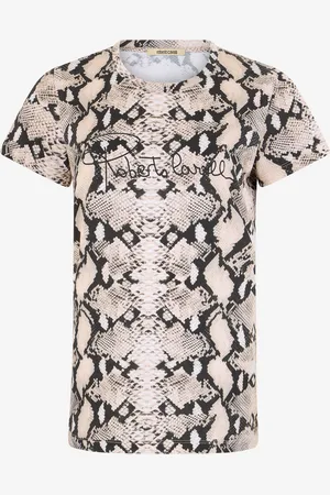 Roberto Cavalli T-shirt Imprimé Python - Woman T-shirt Xs