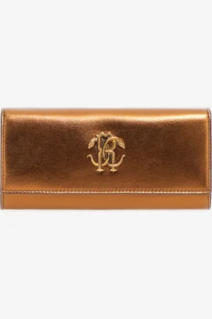 Roberto Cavalli Wallet With Monogram Rc - Female Petits Articles En Cuir Unica