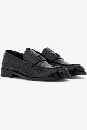 Roberto Cavalli Mocassins Effet Crocodile - Male Loafers Et Mocassins 41