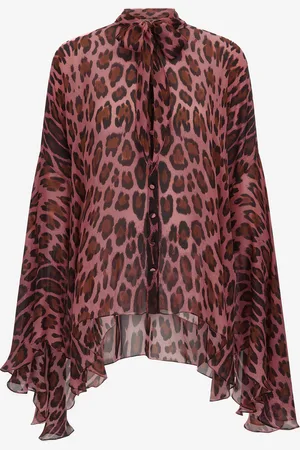 Roberto Cavalli Chemise À Impression Léopard - Female Blouses Et Tops 42