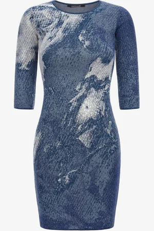 Roberto Cavalli Robe En Maille Avec Effet Délavé - Female Robes 40