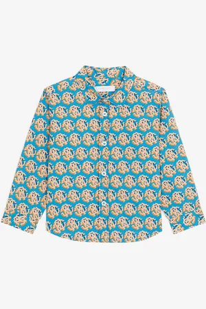 Roberto Cavalli Chemise En Coton À Imprimé Rc Monogram - Male Prêt-à-porter 09m