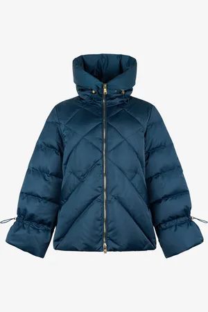 Roberto Cavalli Veste Matelassée Bleue - Female Manteaux Et Vestes S