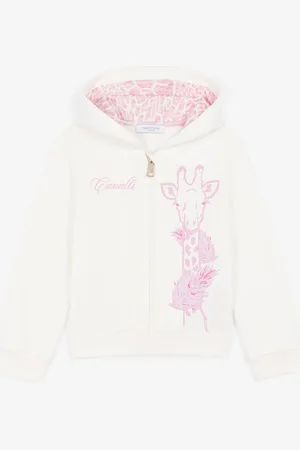 Roberto Cavalli Sweat Zippé À Imprimé Animalier - Female Filles (6m-3a) 06m