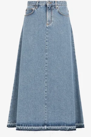 Roberto Cavalli Jupe En Jean Effilochée - Female Jupes 46