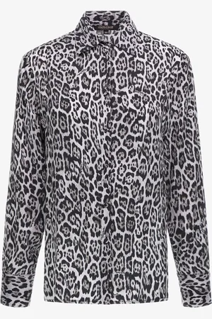 Roberto Cavalli Shirt With Jaguar Print - Female Blouses Et Tops 46