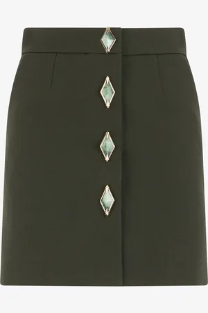 Roberto Cavalli Mini-jupe Avec Boutons Bijoux - Female Jupes 42