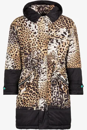Roberto Cavalli Doudoune À Imprimé Léopard - Male Manteaux Et Vestes 44