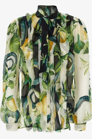 Roberto Cavalli Lemon Silk Shirt - Female Blouses Et Tops 38