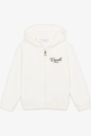 Roberto Cavalli Sweat À Capuche À Logo Brodé - Male Sweats 18m