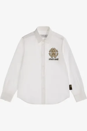 Roberto Cavalli Shirt With Logo - Male Prêt-à-porter 10a