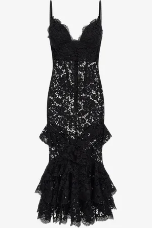 Roberto Cavalli Lace Dress - Female Robes 40