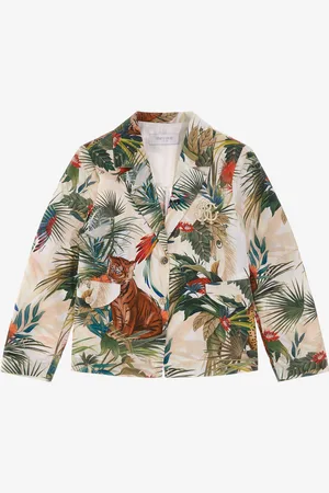 Roberto Cavalli Jungle Print Jacket - Female Prêt-à-porter 08a