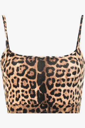 Roberto Cavalli Brassière À Imprimé Jaguar - Female Blouses Et Tops 46