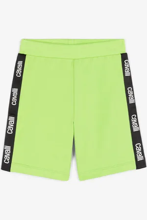 Roberto Cavalli Short De Survêtement À Galon À Logo - Male Pantalons 06m
