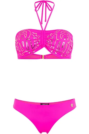 Roberto Cavalli Bikini Logo Monogram Rc - Female Maillots De Bain Xs