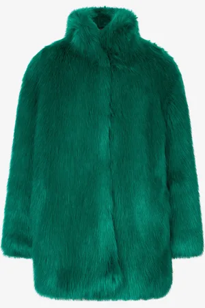 Roberto Cavalli Manteau Effet Fourrure Avec Col Montant - Female Prêt-à-porter 40